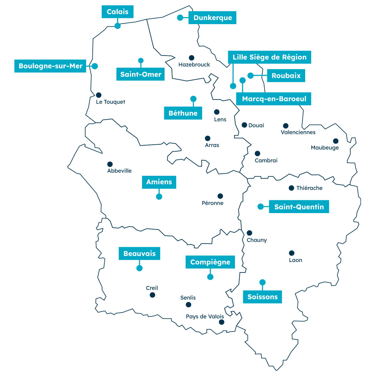 Les villes qui accueilleront les Rencontres Entreprises et Territoires en 2024